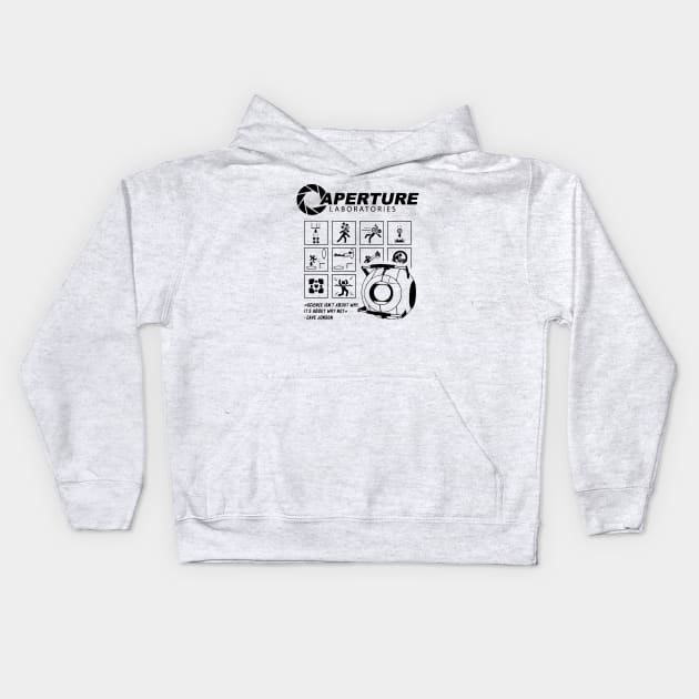 Aperture Lab. Kids Hoodie by Lolebomb